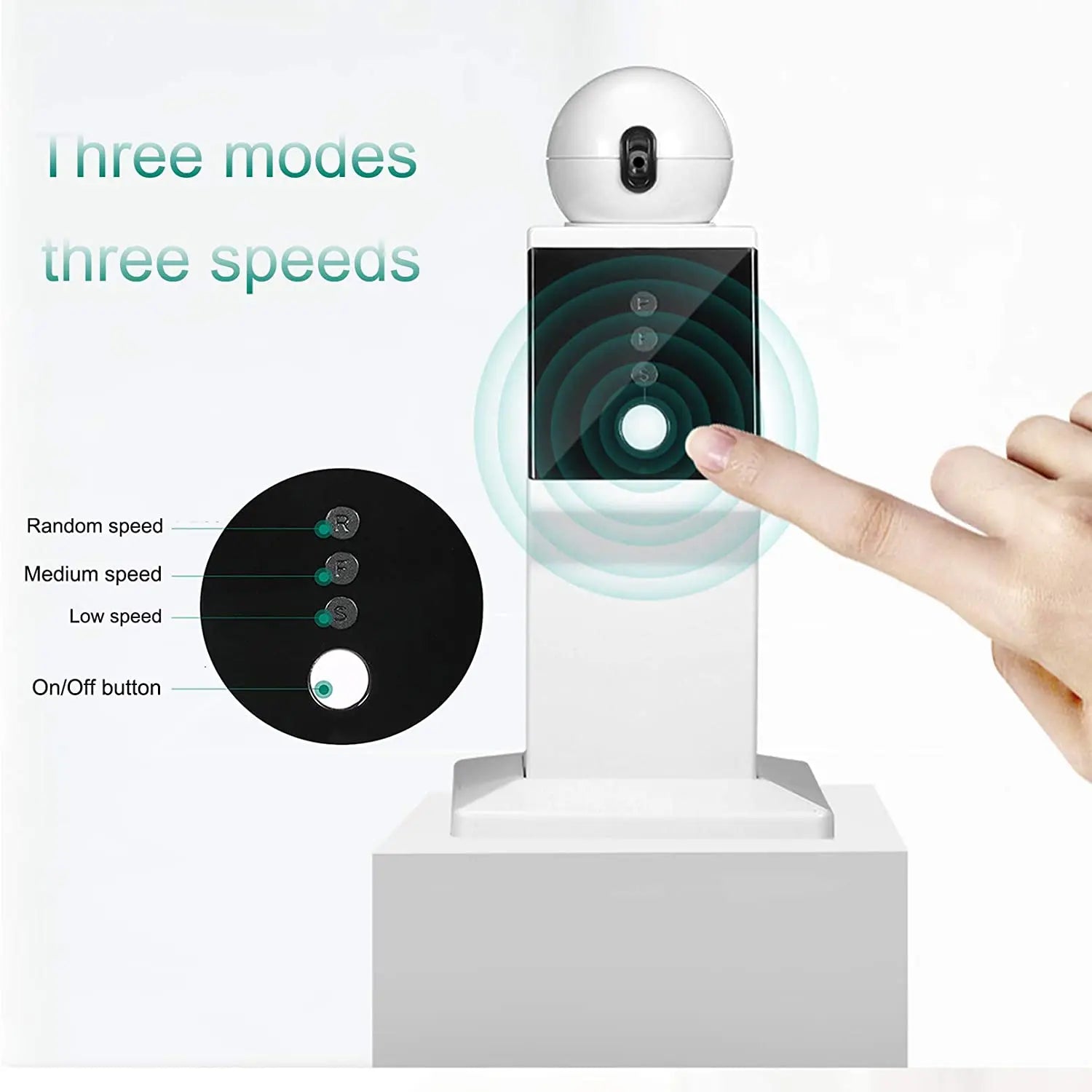 ATUBAN Cat Laser Toy Automatic,Random Moving Interactive Laser Cat 